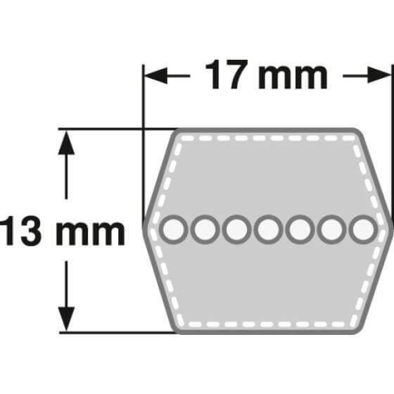 Doppelkeilriemen BB 53 - HBB 1415 mm