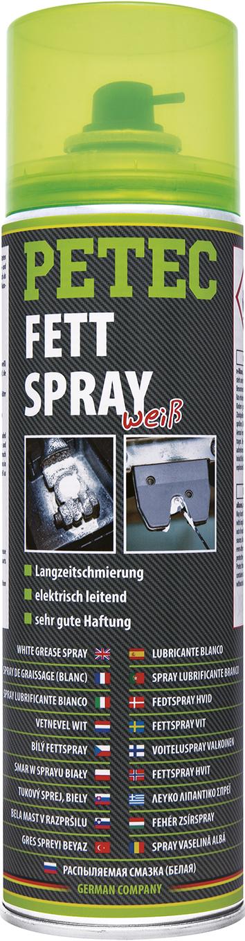 Petec Fettspray, weiß, 500ML  