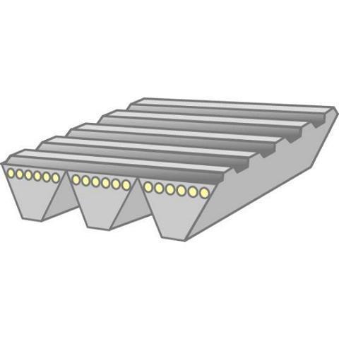 Weitwinkelriemen 7MS 1000/2 Banflex