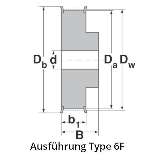 Zahnscheibe 16 T2,5/24-2