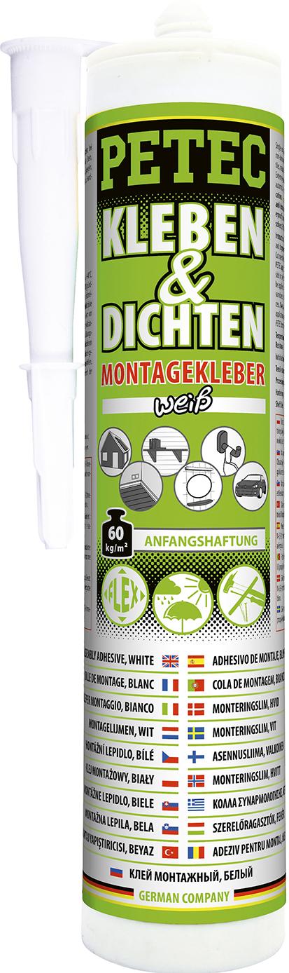 Petec Kleben & Dichten, Weiss, 290ML Petec Kleben & Dichten, Weiss, 290ML