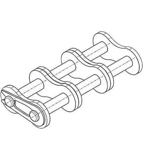 Steckglied 08 B-3 mit Feder ecoplus Steckglied 08 B-3 mit Feder ecoplus