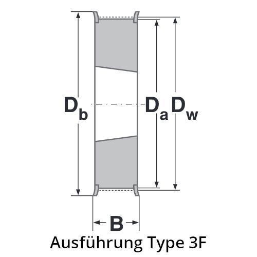 Zahnscheibe TB 38-5M-15 (1108)