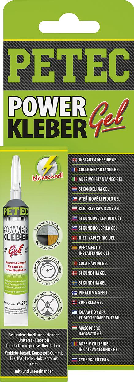 Petec Power Kleber Gel , 20 G SB-Karte Petec Power Kleber Gel , 20 G SB-Karte