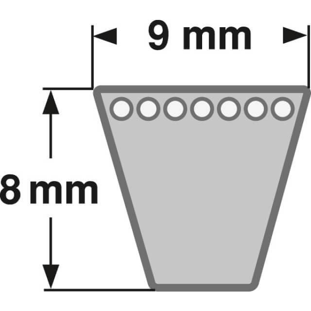 Keilriemen 3V 600 - 9N 1524 ConCar