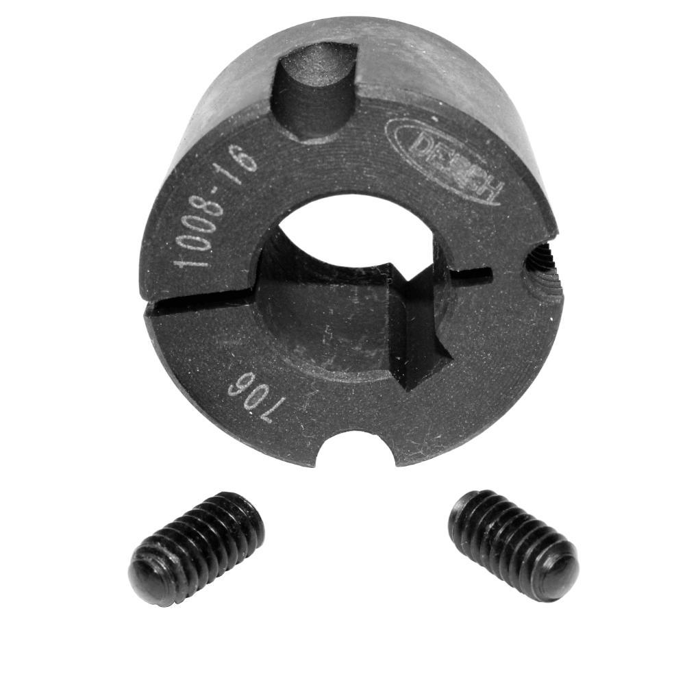 Taperspannbuchse 1008 - 20 mm Bohrung inkl. Madenschrauben Taperspannbuchse 1008 - 20 mm Bohrung inkl. Madenschrauben