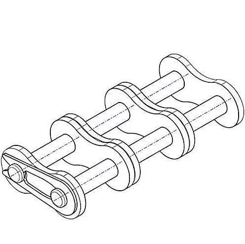 Steckglied 10 B-3 mit Feder EuroChain Steckglied 10 B-3 mit Feder EuroChain